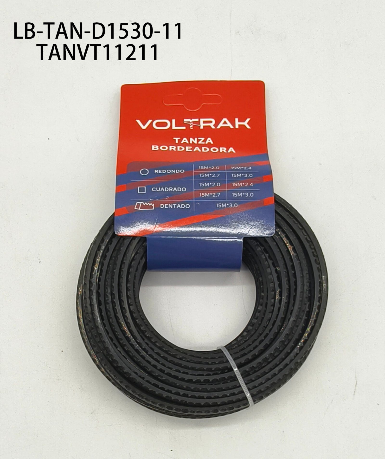 TANZA BORDEADORA DENTADO 15M*3.0 LB-TAN-D1530-11