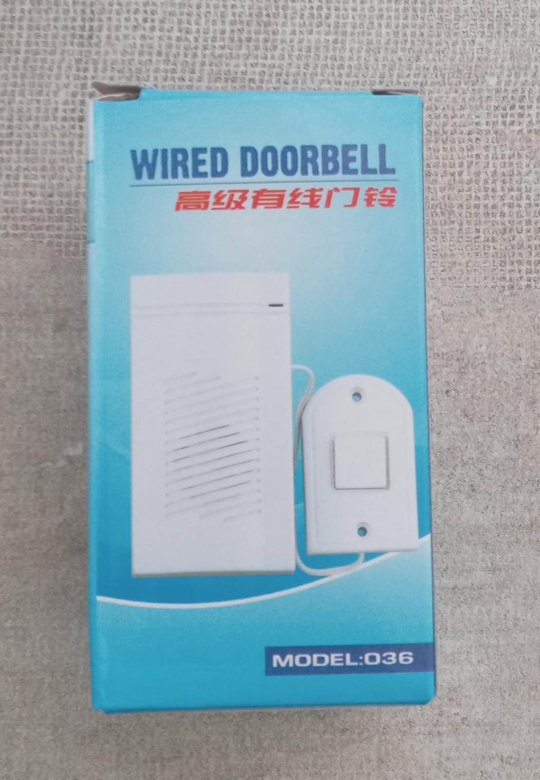 WIRED DOORBELL TIMBRE PUERTA C CABLE