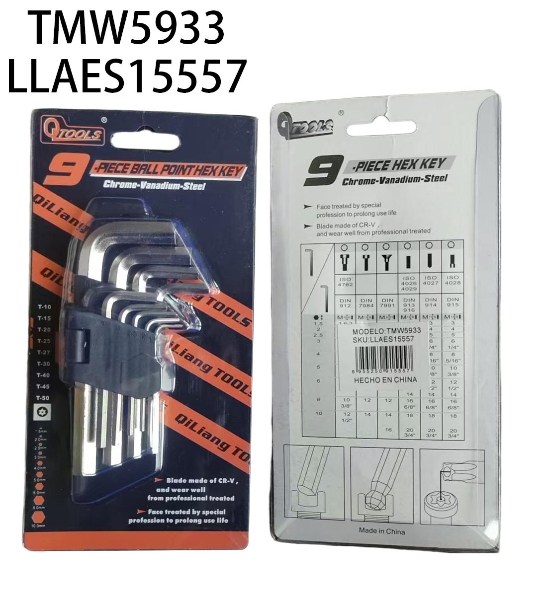 SET LLAVE ALLEN 9PCS TMW5933-72 LLAES15557