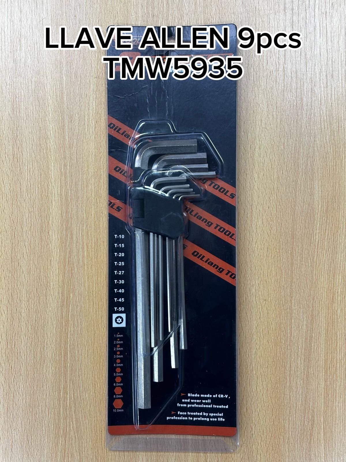 SET LLAVE ALLEN 9PCS TMW5935-60 LLAES15571