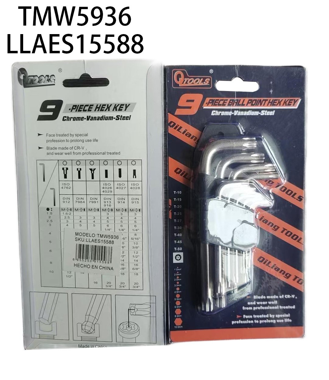 SET LLAVE TORK 9PCS TMW5936-72/S1248