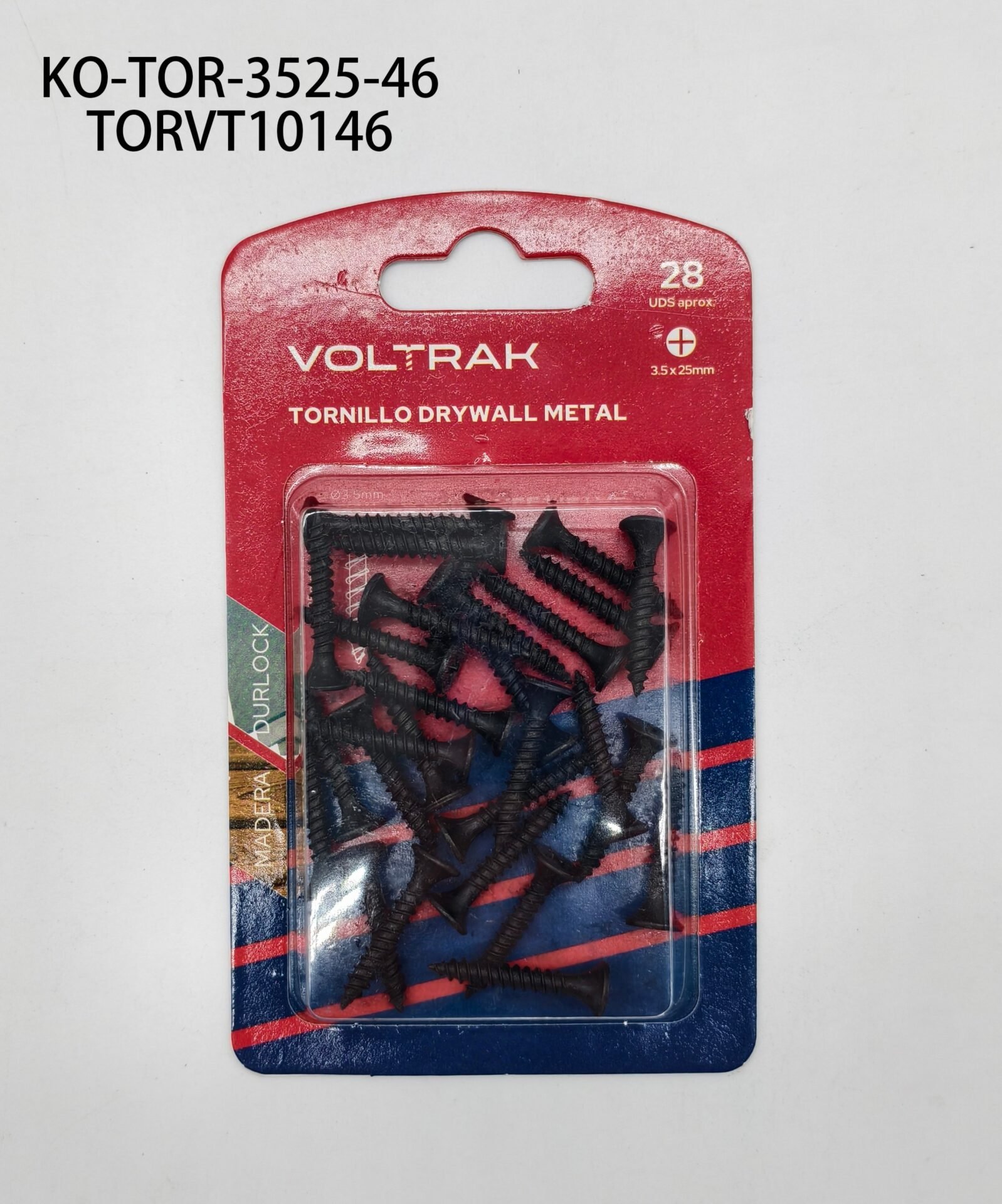 TORNILLO DRYWALL METAL TORVT10146