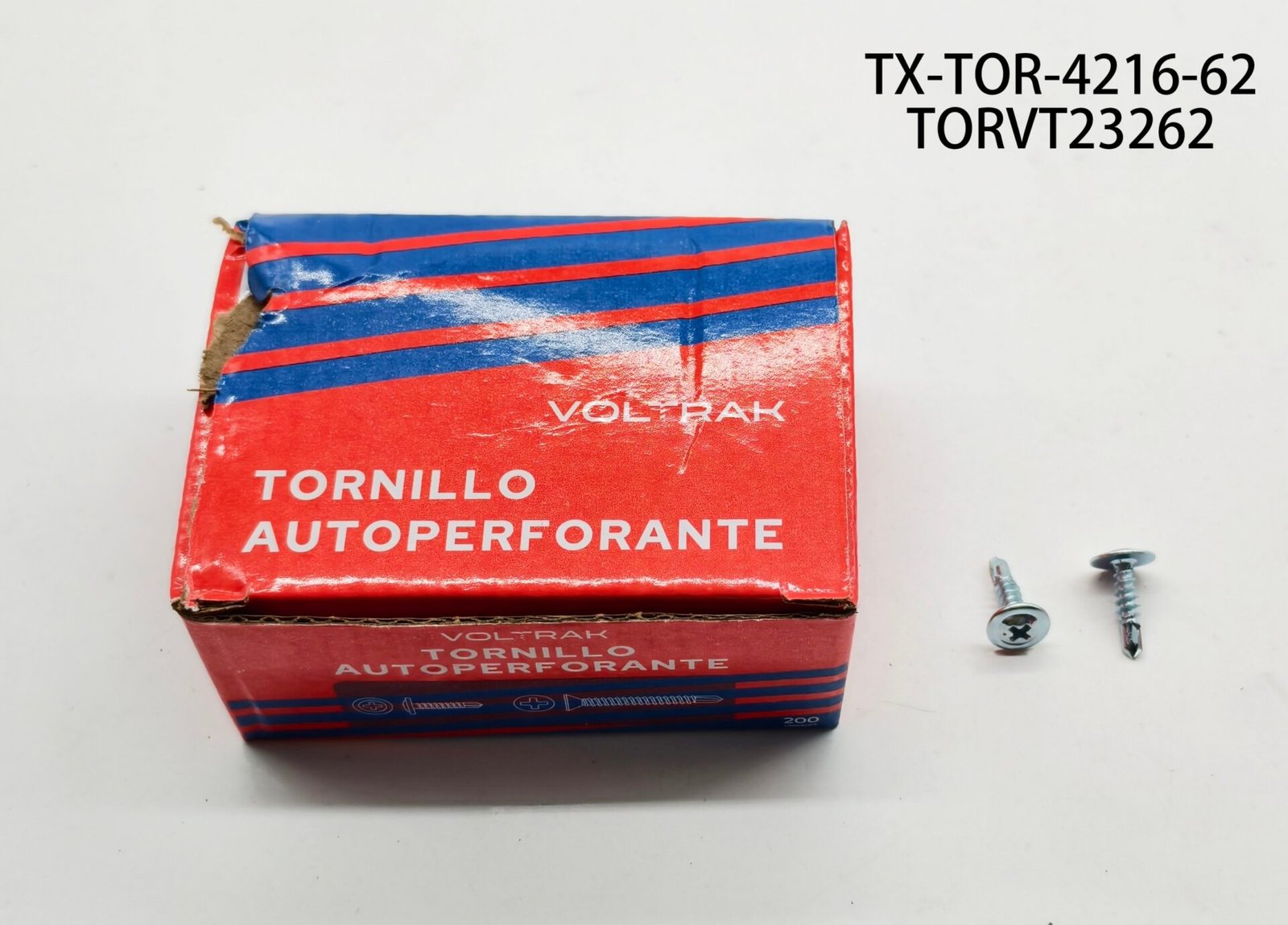 TORNILLO AUTOPERFORANTE MECHA,TANQUE 4.2*16mm 200PCS TORVT23262