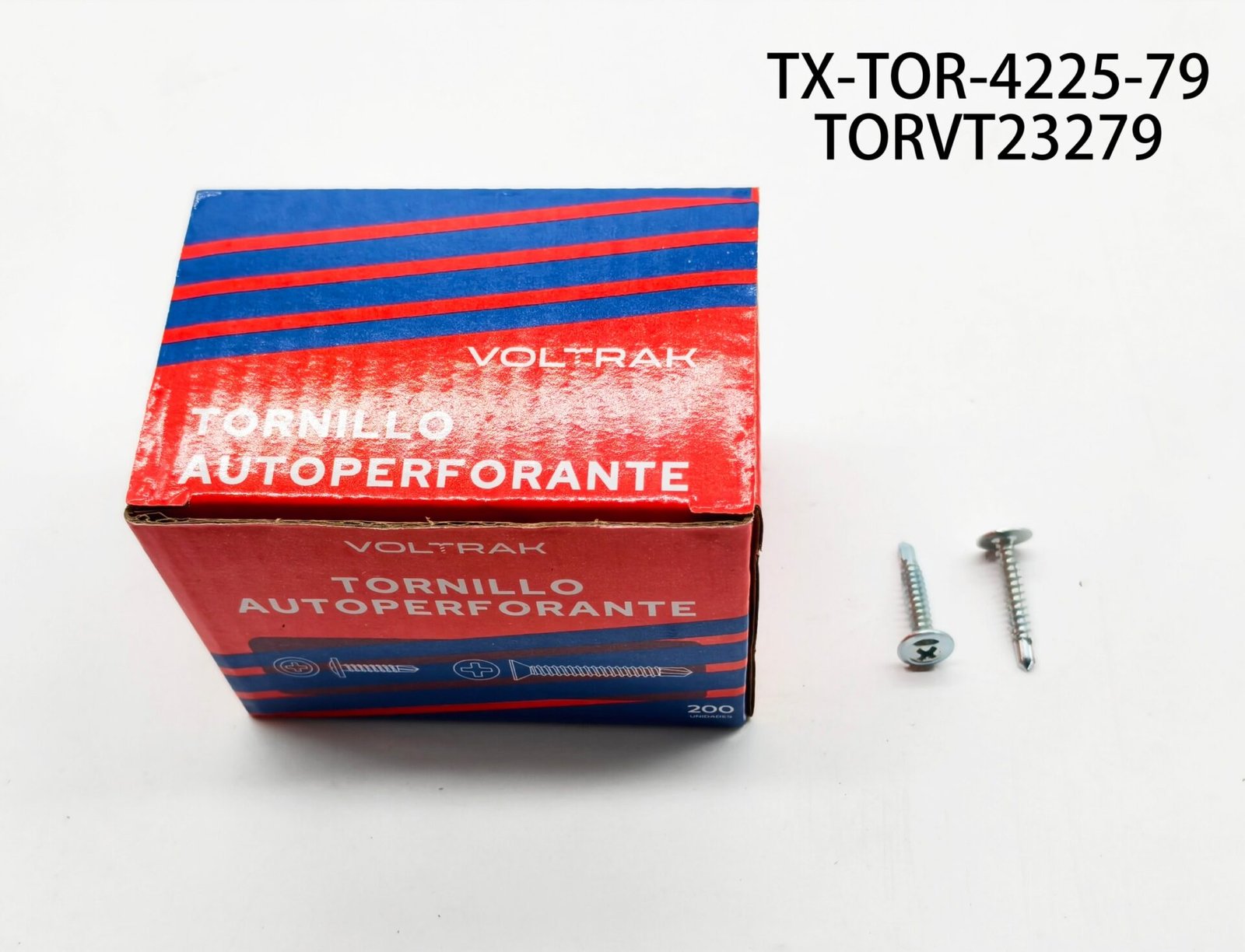 TORNILLO AUTOPERFORANTE MECHA,TANQUE 4.2*25mm 200PCS TORVT23279