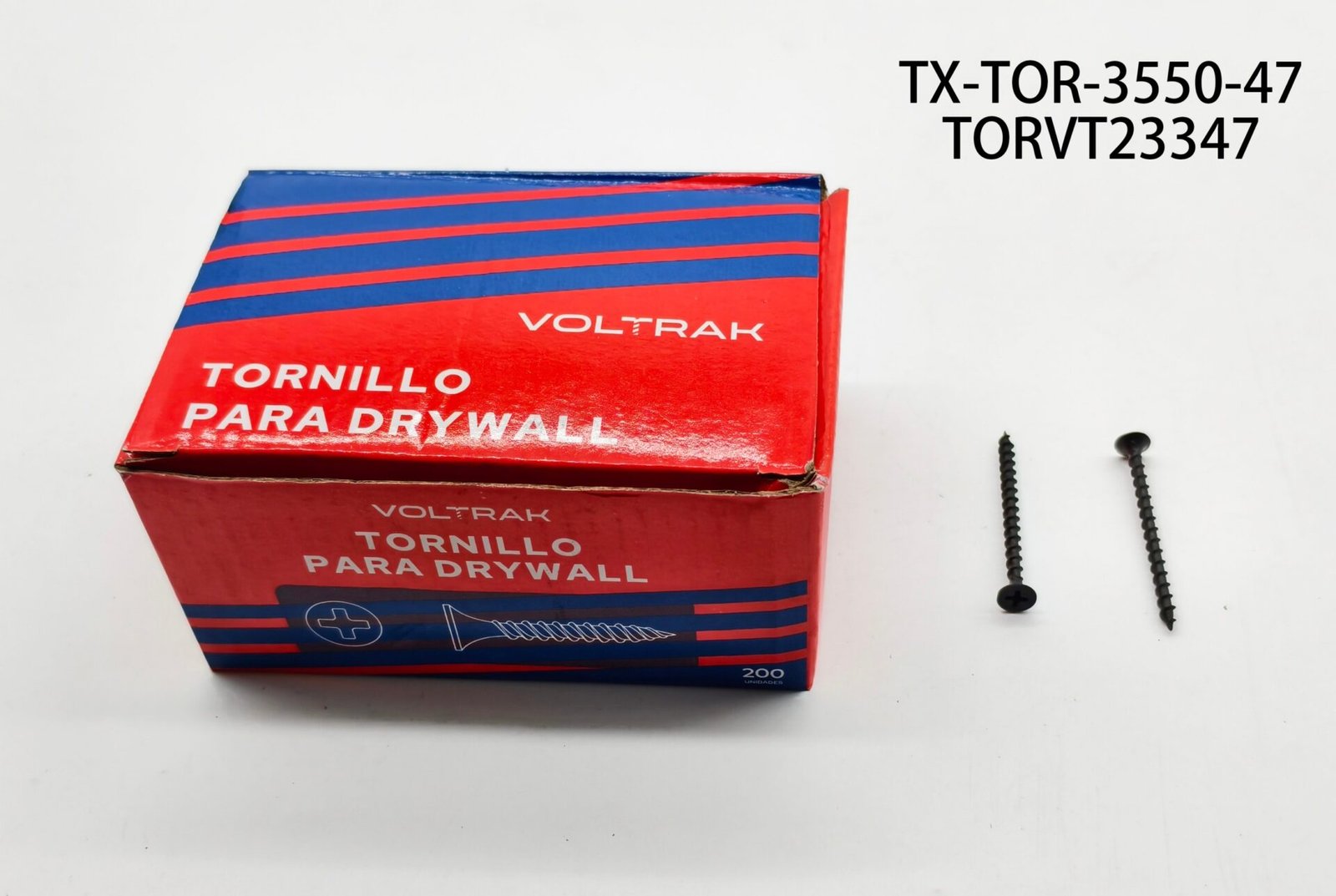 TORNILLOS DRYWALL MADERA 4*50mm 200PCS TORVT23347