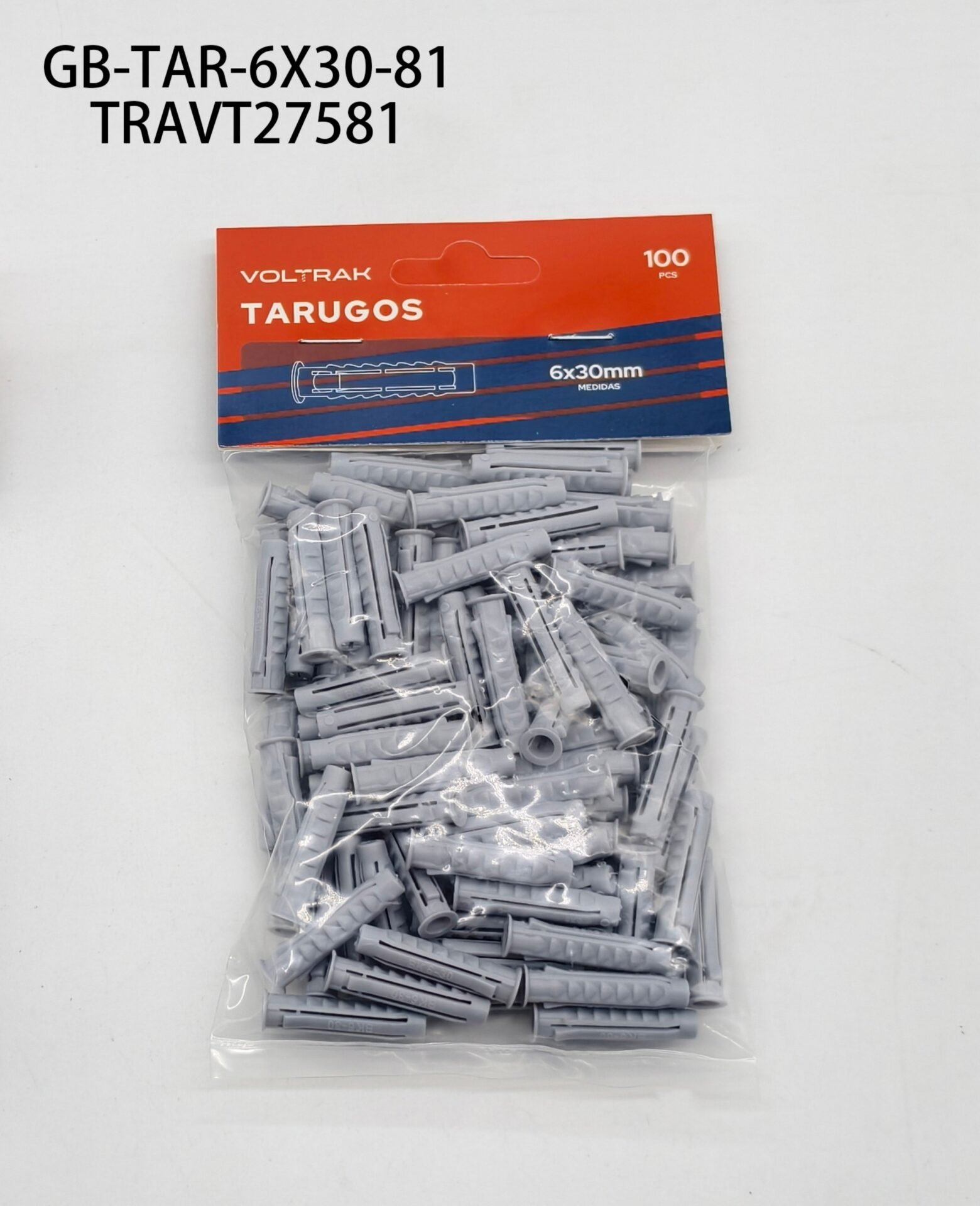 TARUGOS 6*30mm (100pcs) TRAVT27581