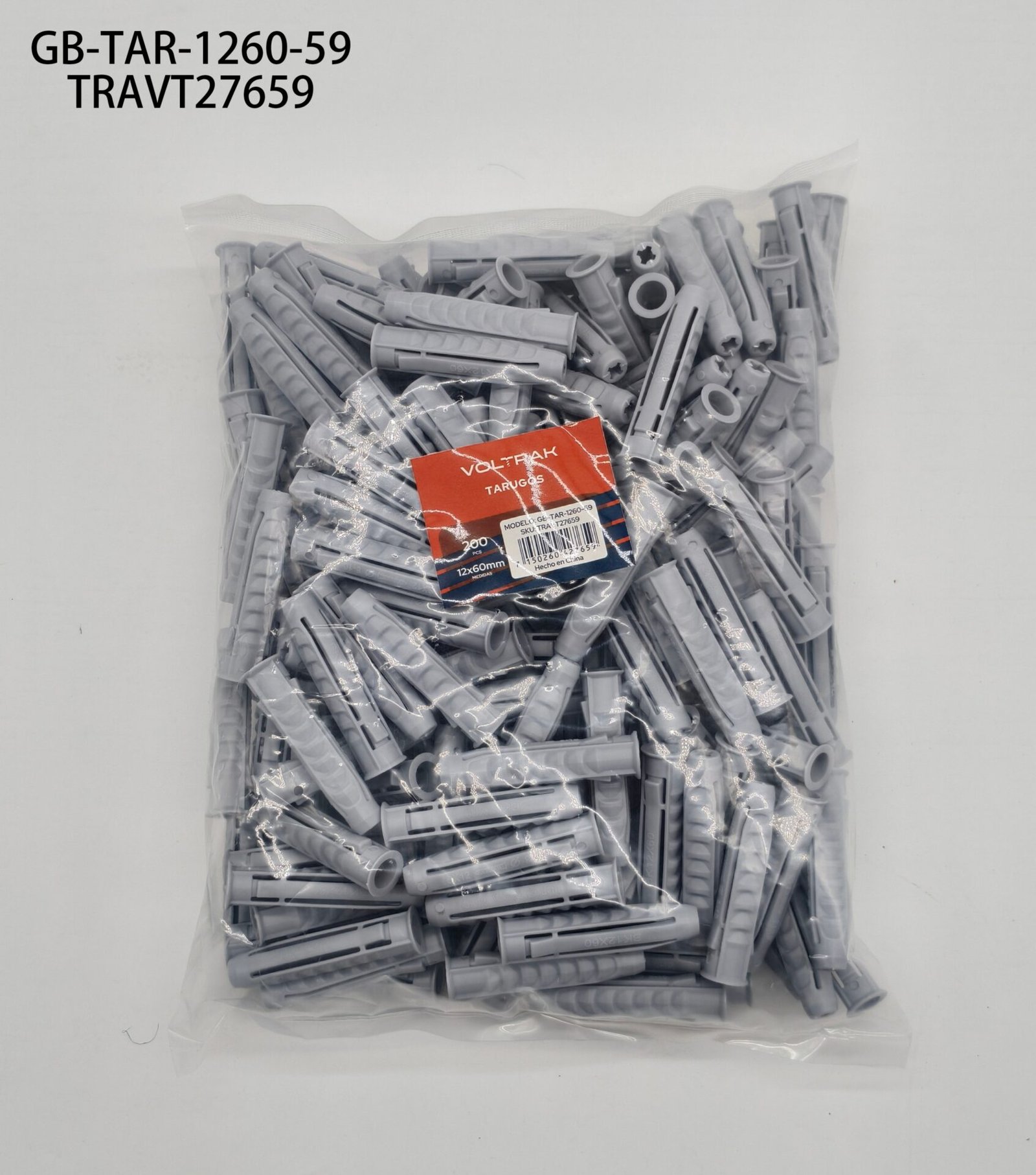 TARUGOS 12*60mm (200pcs) TRAVT27659