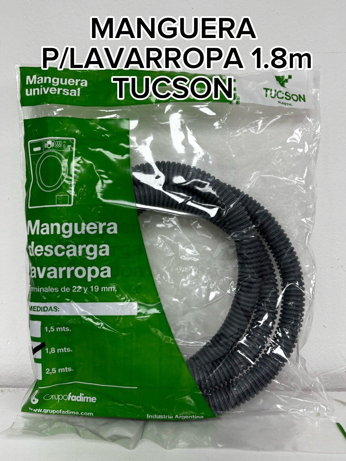 MANGUERA P/ LAVARROPA 1.8M TUCSON