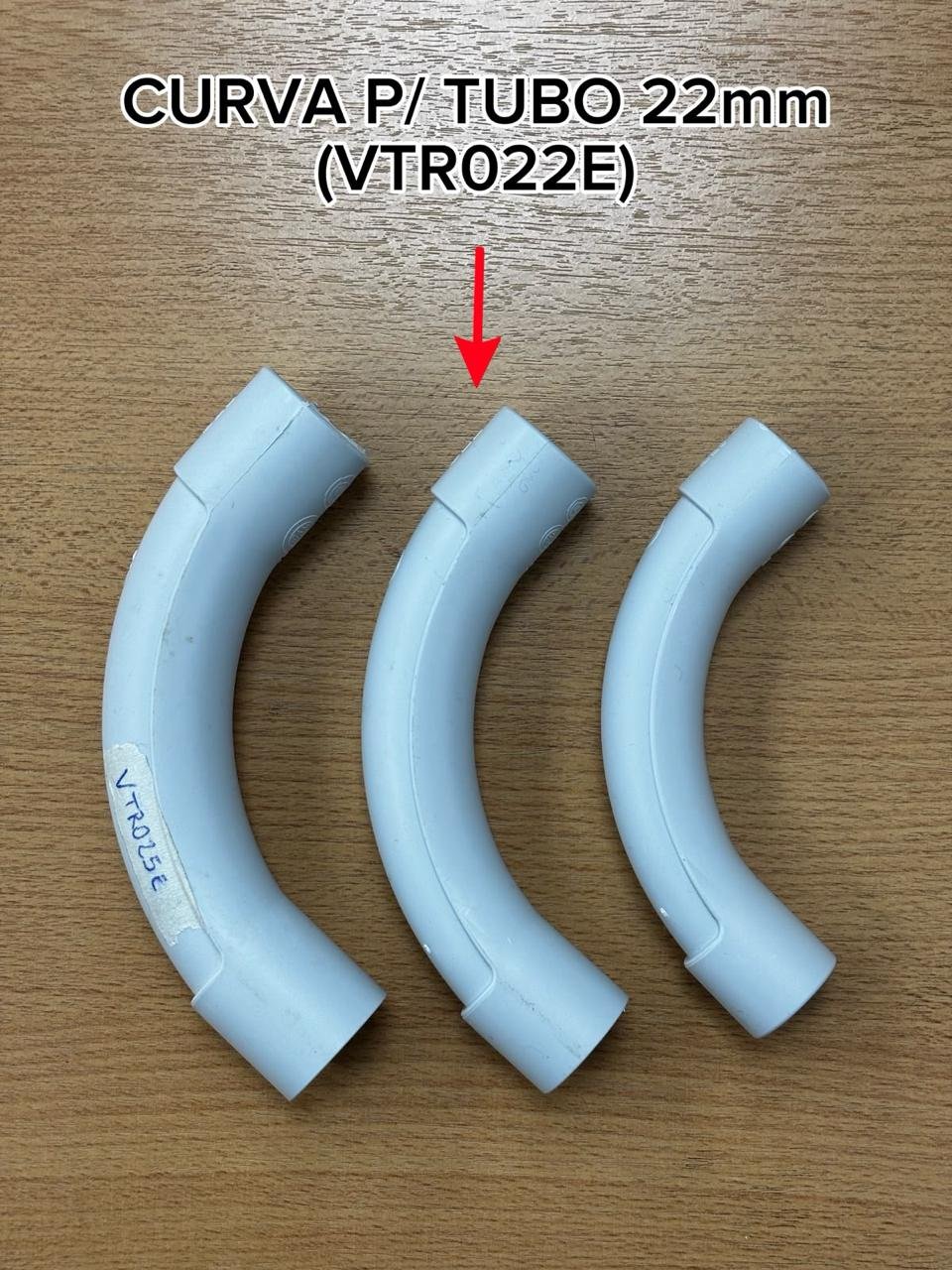 CURVA P/ TUBO 22MM SISTELECTRIC VRT022E-200