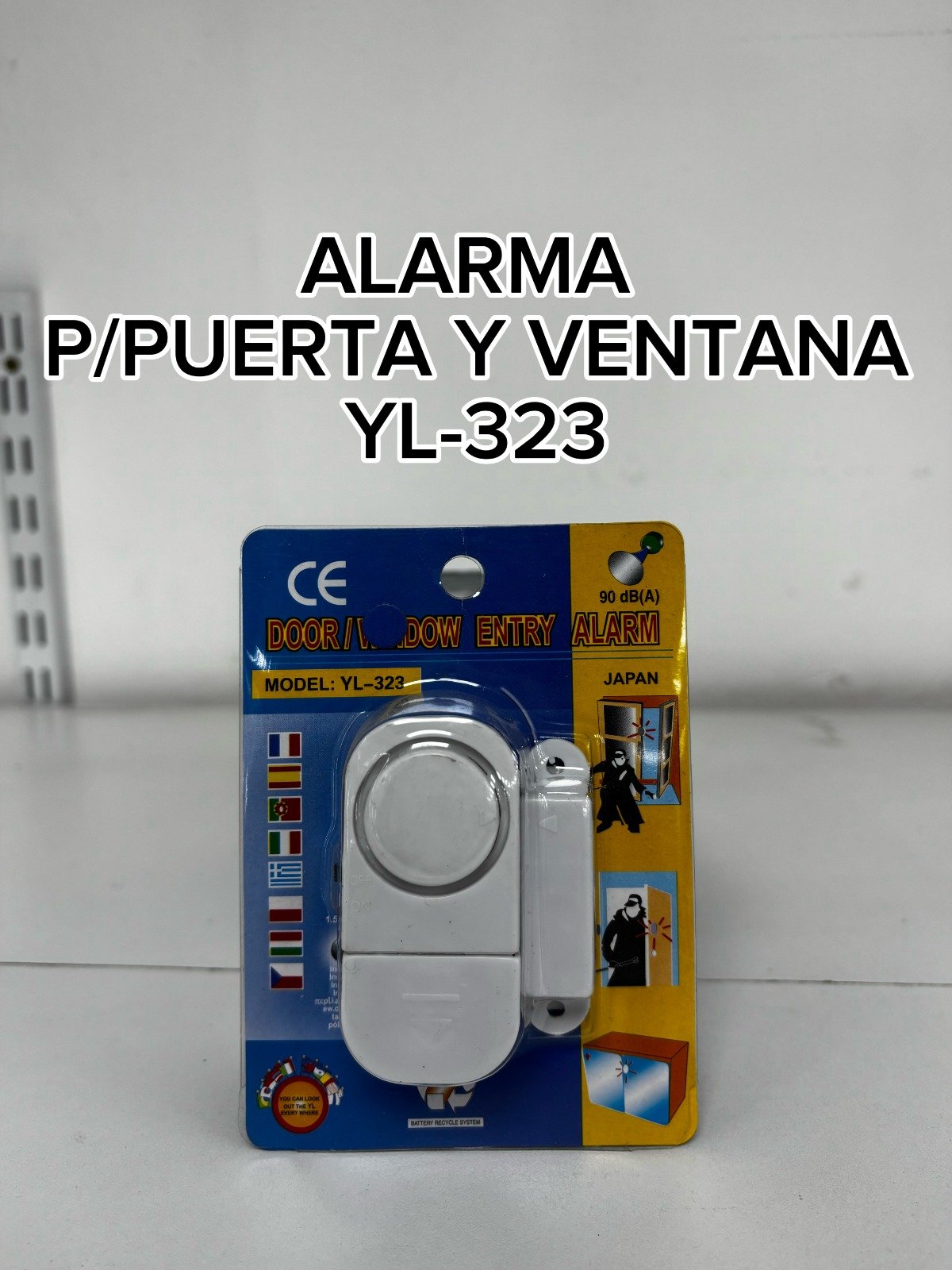 ALARMA PARA PUERTA/VENTANA YL-323