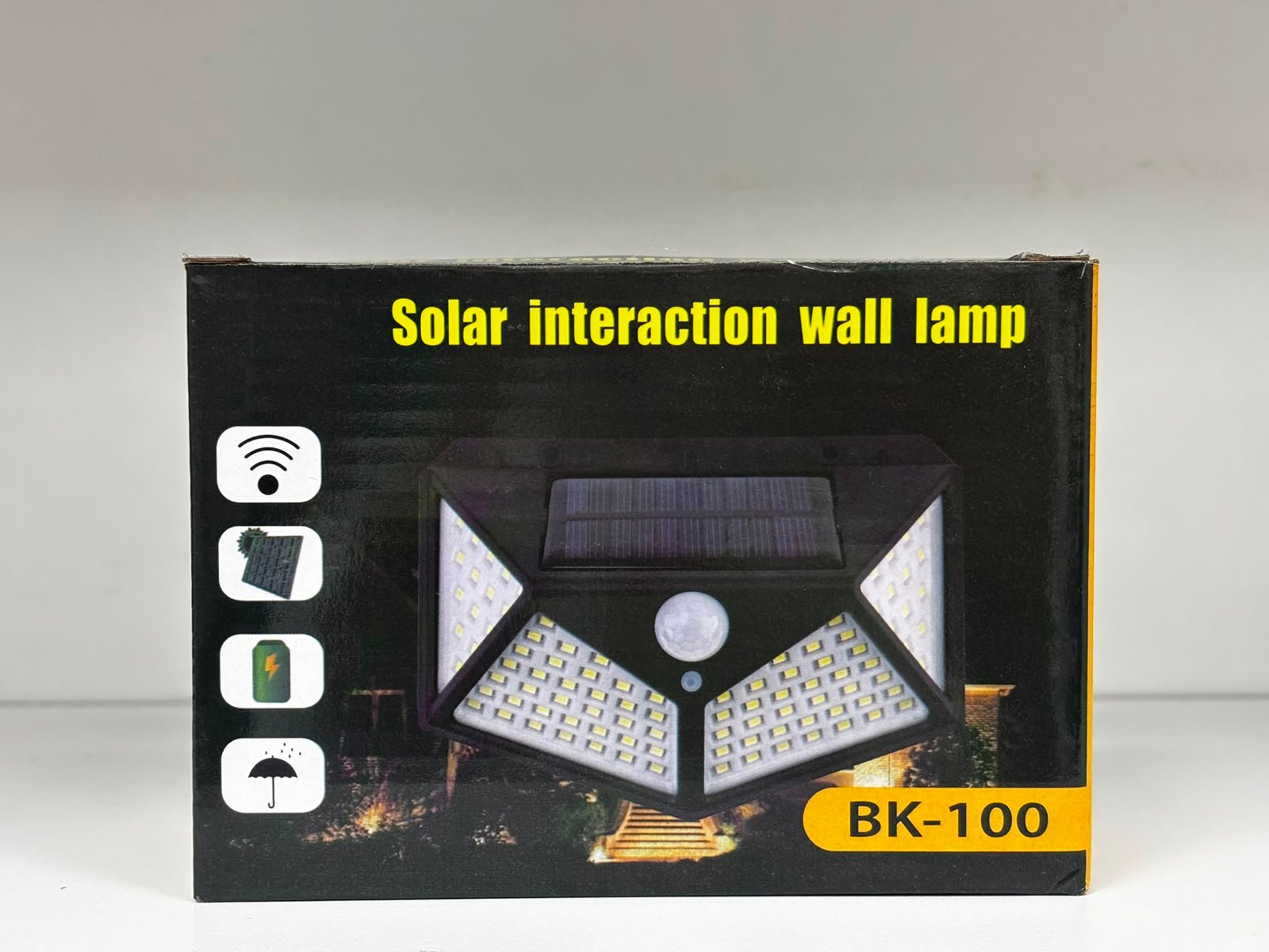 LAMPARA SOLAR EXTERIOR 13CM BK-100